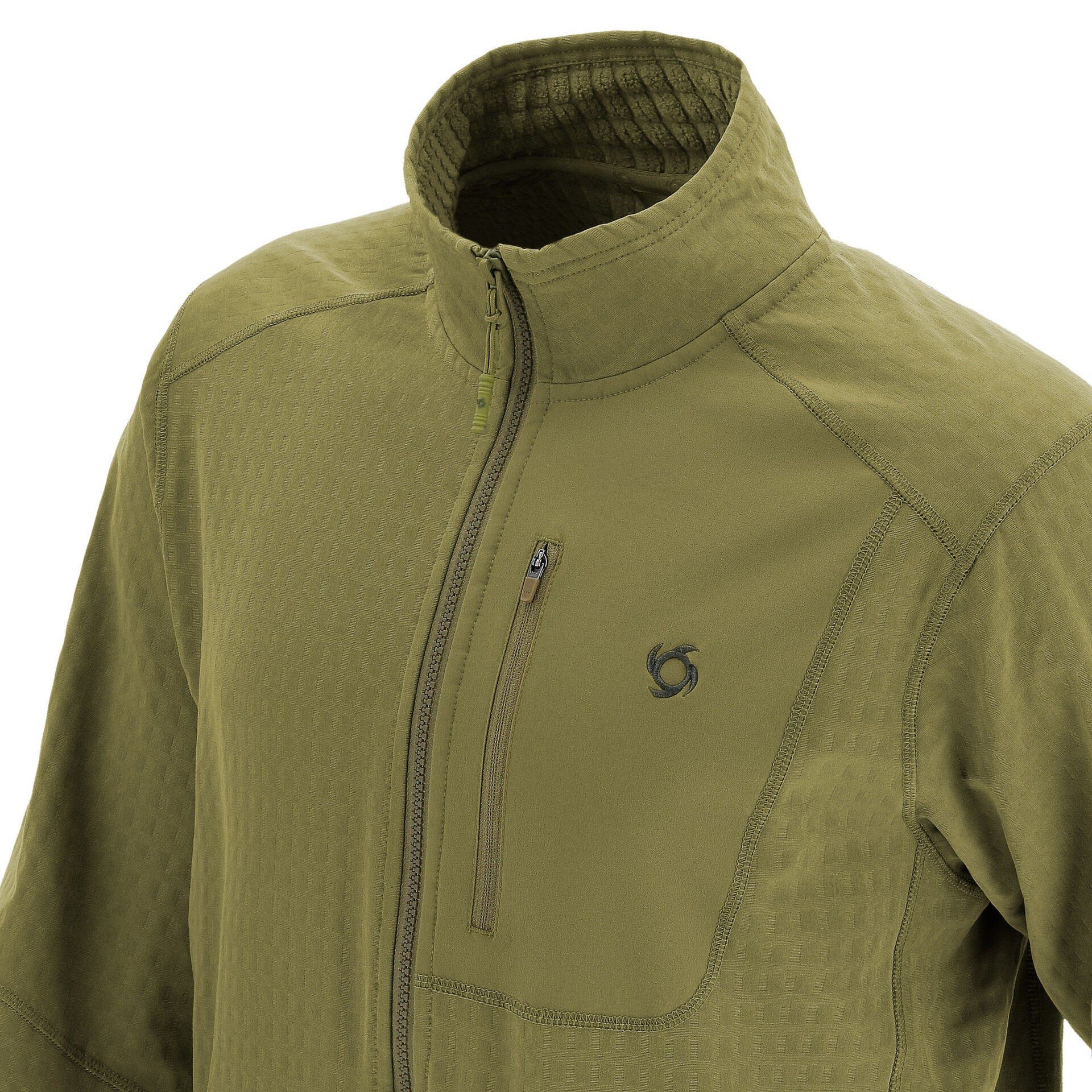 🧥 Doite Polar Grid Jakke Herre – WarmActive™ Fleece Farger: Olive Blå Sort - Fritidsshoppen.nobobilbåtturcamping