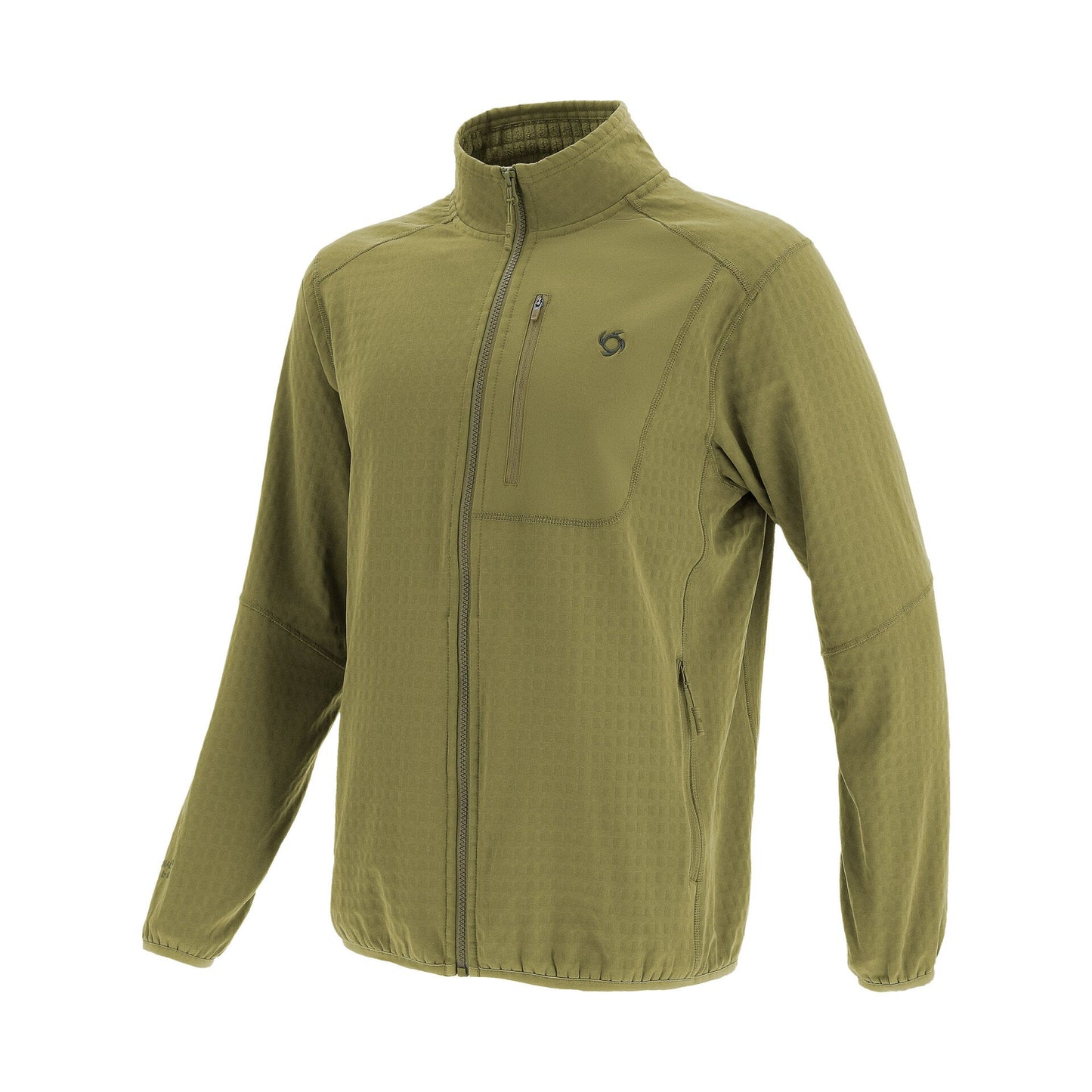 🧥 Doite Polar Grid Jakke Herre – WarmActive™ Fleece Farger: Olive Blå Sort - Fritidsshoppen.nobobilbåtturcamping