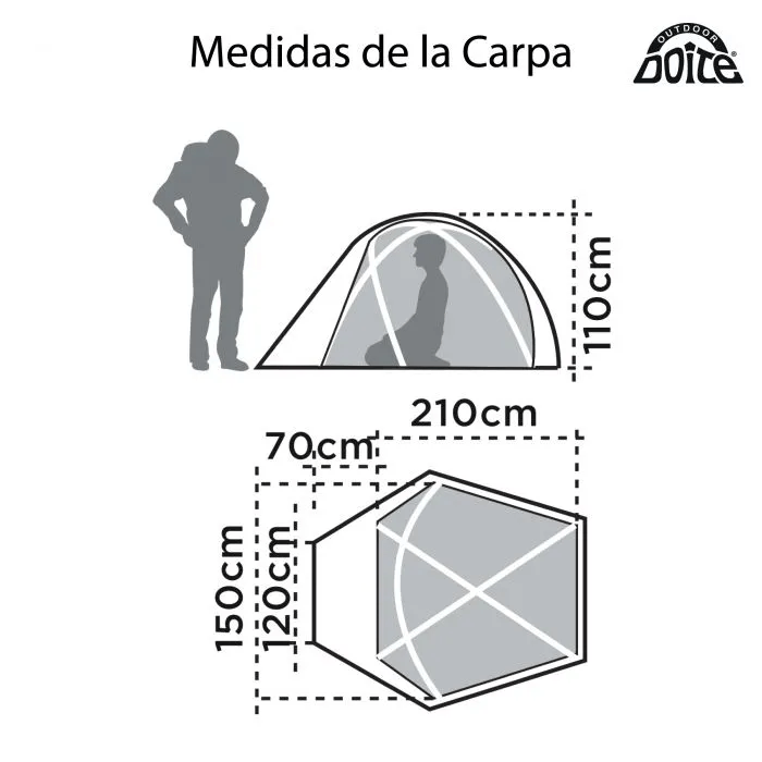 Doite Telt Tolima 2 - Fritidsshoppen.no