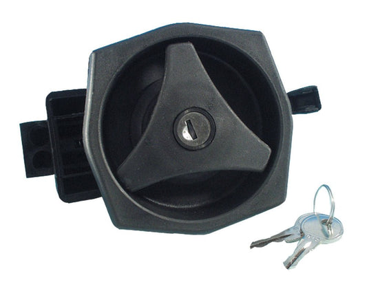 Dørlås komplett m/sylinder og 2 nøkler universal - Fritidsshoppen.no