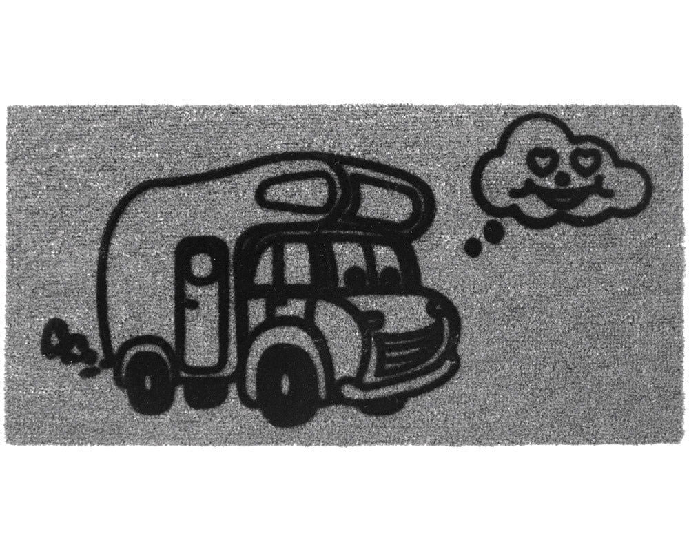 Dørmatte Arisol Derby med bobil eller campingvognmotiv - Fritidsshoppen.no