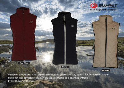Dunvest fra Summit of Norway - Dame - Supersalg!!! - Fritidsshoppen.no