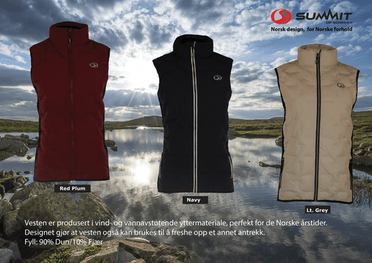 Dunvest fra Summit of Norway - Dame - Supersalg!!! - Fritidsshoppen.no