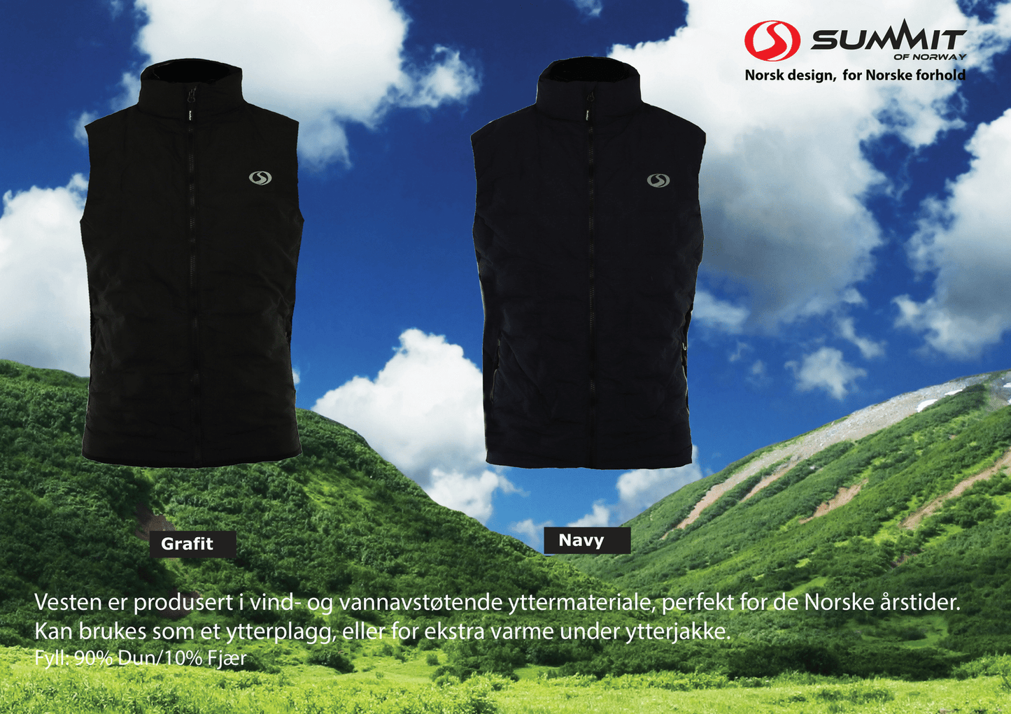 Dunvest herre fra Summit of Norway - sjekk prisen - Fritidsshoppen.no