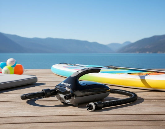 Elektrisk pumpe - 12V perfekt for camping med telt og madrass - Fritidsshoppen.nobobilcampingcampingbil