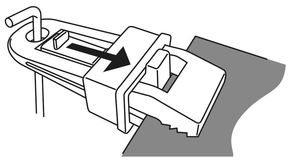 Festeklips til teltteppet / uteteppet - uten plugger - Fritidsshoppen.nobobilbåtcamping