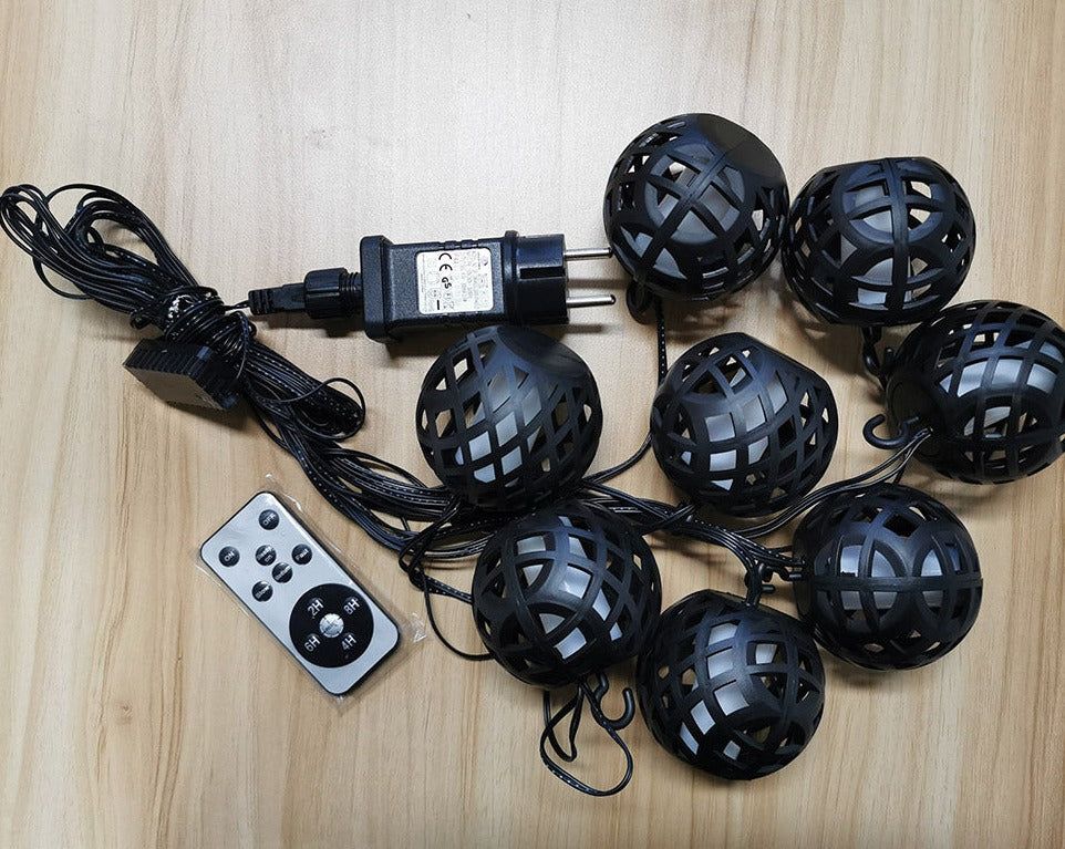 Lysslynge m/flammekuler LED 230V med fjernkontroll - Hjem & Fritidsshoppen.no