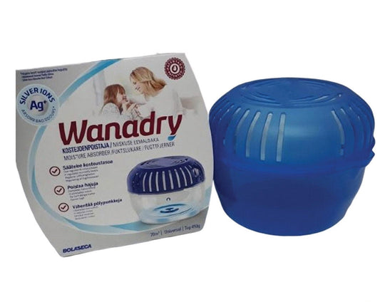 Fuktslukerpakke - Wanadry fuktsluker og ekstra refill - Fritidsshoppen.noavfukterbobilbobil/campingvogn