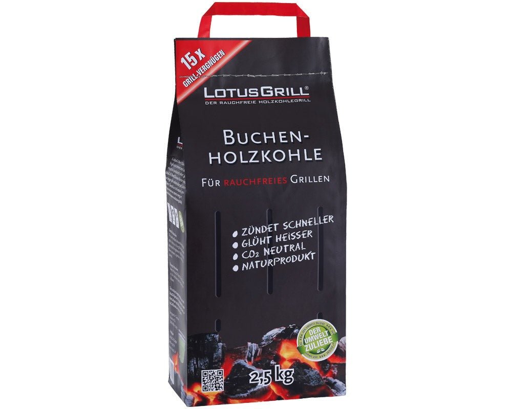Grillkull LotusGrill bøketre 2,5kg - Fritidsshoppen.no