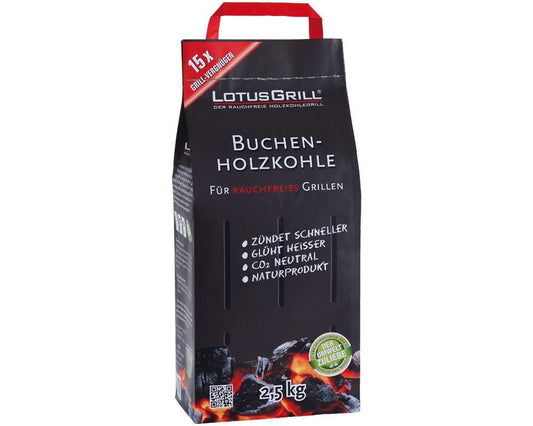 Grillkull LotusGrill bøketre 2,5kg - Fritidsshoppen.no