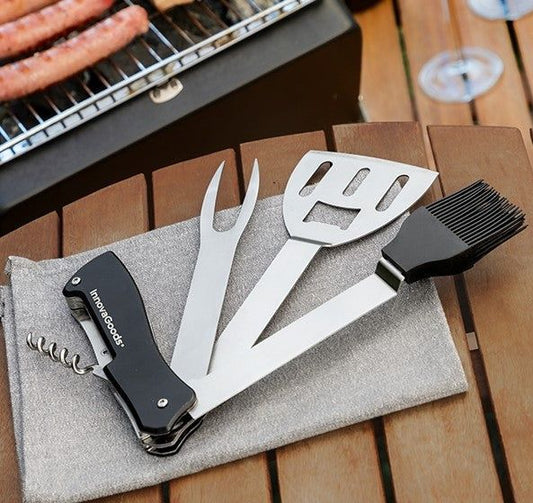 Grillutstyrssett 5 - 1 fra InnovaGoods - Fritidsshoppen.nofritidgrillgrillbestikk