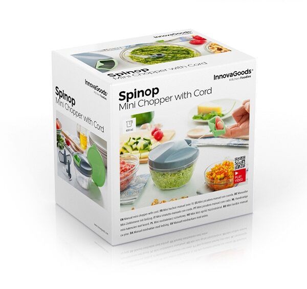 Grønnsaksskjærer mini med trekkledning - Fritidsshoppen.nobobilcampingcampingvogn