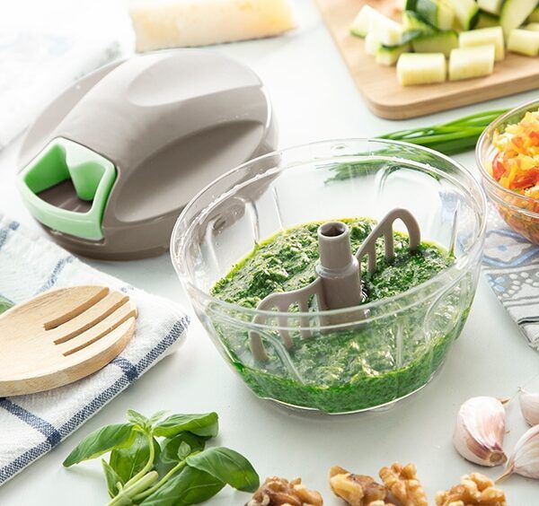 Grønnsaksskjærer mini med trekkledning - Fritidsshoppen.nobobilcampingcampingvogn