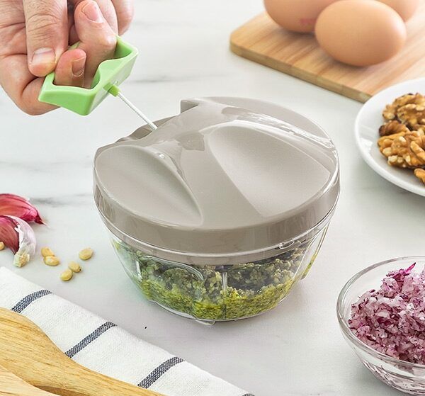 Grønnsaksskjærer mini med trekkledning - Fritidsshoppen.nobobilcampingcampingvogn