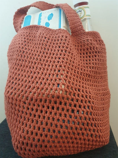 Heklet handlenett & skulderbag - Fritidsshoppen.nofritidgardhandlenett