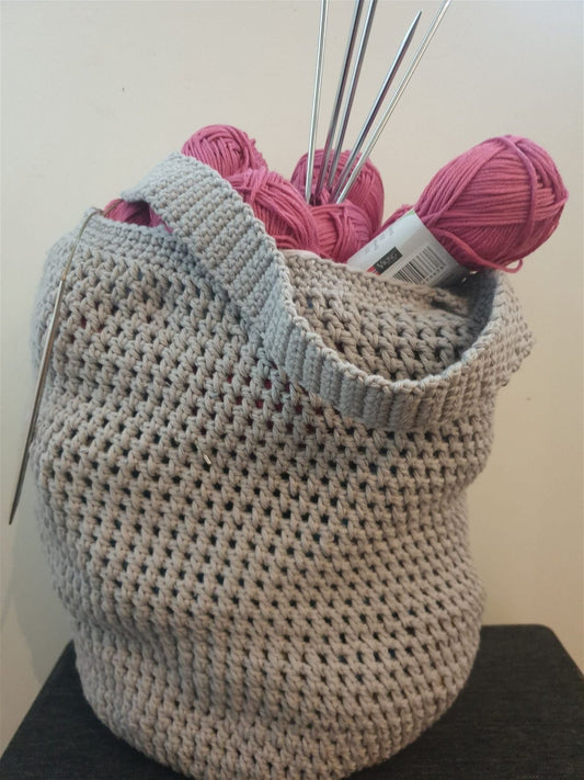 Heklet handlenett & skulderbag - Fritidsshoppen.nofritidgardhandlenett