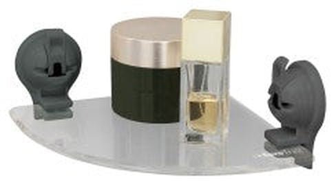 Hjørnehylle med sugekopper - Fritidsshoppen.nobobilcampbadcampingbil