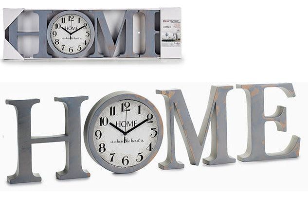 Home skilt med klokke Salg - Kun få igjen til denne prisen! - Fritidsshoppen.noDekordekorativgaveshoppen