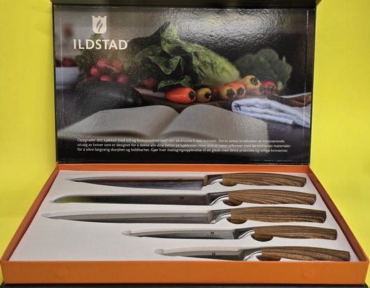 Ildstad Knivsett 5 deler - Fritidsshoppen.no
