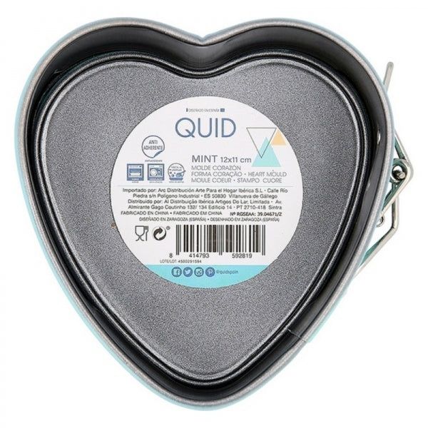 Kakeform Quid Mint rustfritt stål (12 X 11 cm) - Fritidsshoppen.nobakingkakeformkjøkken