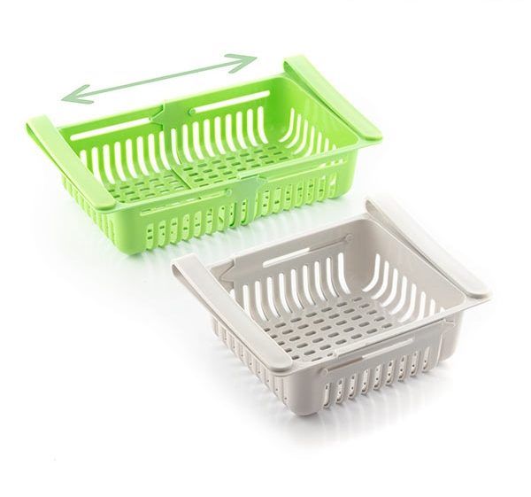 Kjøleskapshyller justerbare fra InnovaGoods (Pakke med 2) - Fritidsshoppen.nohyllejusterbarkjopp