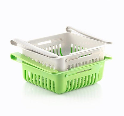 Kjøleskapshyller justerbare fra InnovaGoods (Pakke med 2) - Fritidsshoppen.nohyllejusterbarkjopp