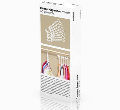 Klesorganisator for 40 plagg fra Innovagoods - Fritidsshoppen.nocampingoppbevaringgardgarderobe