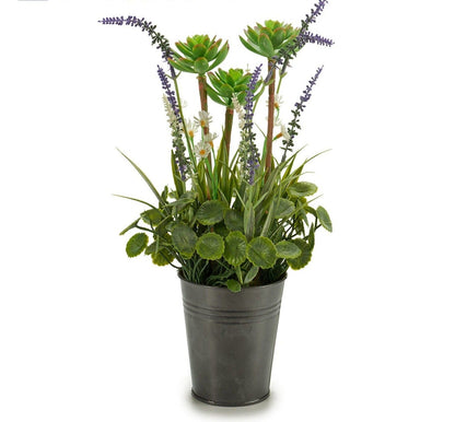 Kunstig plantemix med lavendel - Fritidsshoppen.nobilligshoppenDekorgrønt