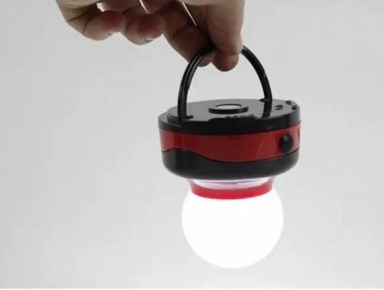 Camping Mini Lykt Led magnetisk i assorterte farger
