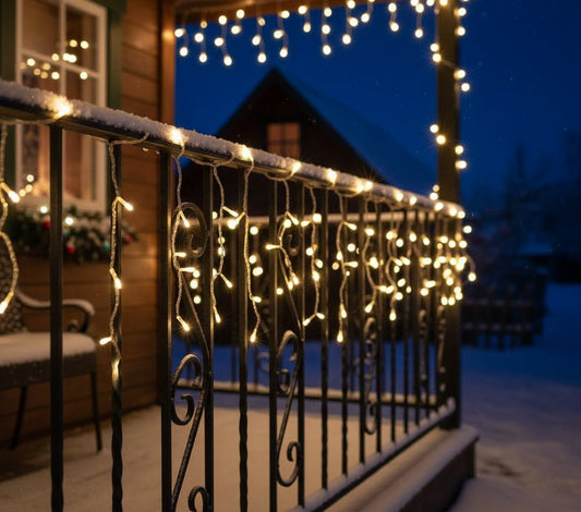 Lyslenke istapper 240led ip44 230v Day - Fritidsshoppen.nobelysningjulelysjuletrelys