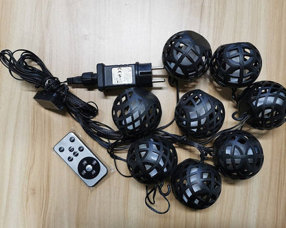 Lysslynge m/flammekuler LED 230V med fjernkontroll - Fritidsshoppen.nobalkongbobilbobil/campingvogn