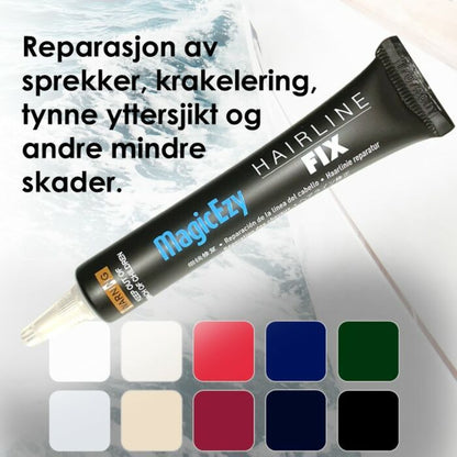 Magicezy Hairline fix - reperasjons fyller til båt og caravan - Fritidsshoppen.nobilvaskbobilbobil/campingvogn