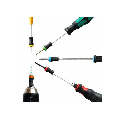 MAGNET DRIVER™ - praktisk etui med 6 skrueholdere, 10 bits, Spikerholder og håndtak(Sett 18) - Fritidsshoppen.nobitsdrillJPH