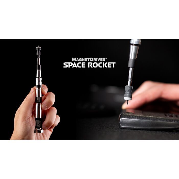 Magnet driver™ Space Rocket - innovativt presisjonsskrujern med Magnet Driver™ mini - Fritidsshoppen.noelegantgaveshoppengavetips