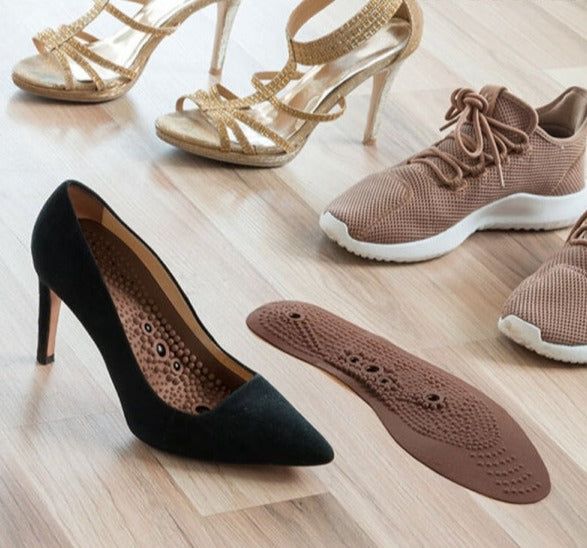 Magnetiske innleggsåler - med trykkpunkter for optimal velvære! - Fritidsshoppen.nofriluftfritidsmartfritid