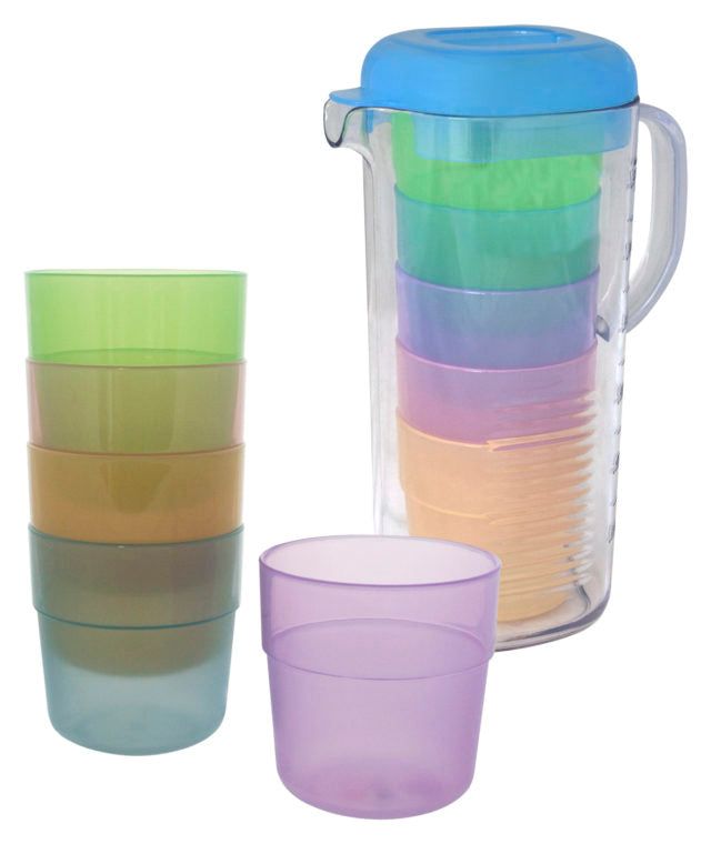 Mugge med fem glass fra Eurotrail - Fritidsshoppen.nobobilbordcamping