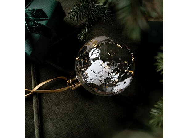 Mummi Dekorasjonskule - med ledlys - Fritidsshoppen.nodekorasjoninteriørkulejulekule