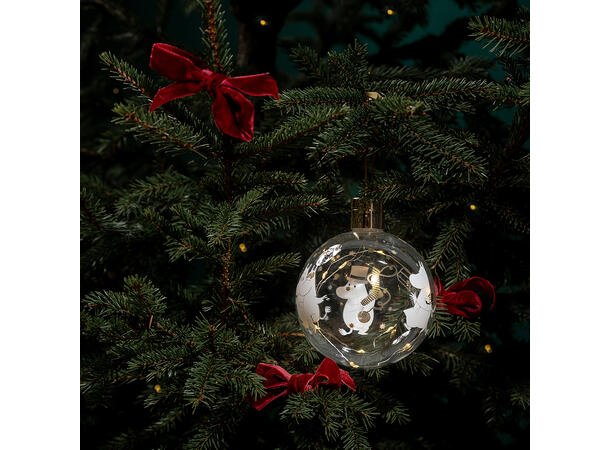 Mummi Dekorasjonskule - med ledlys - Fritidsshoppen.nodekorasjoninteriørkulejulekule