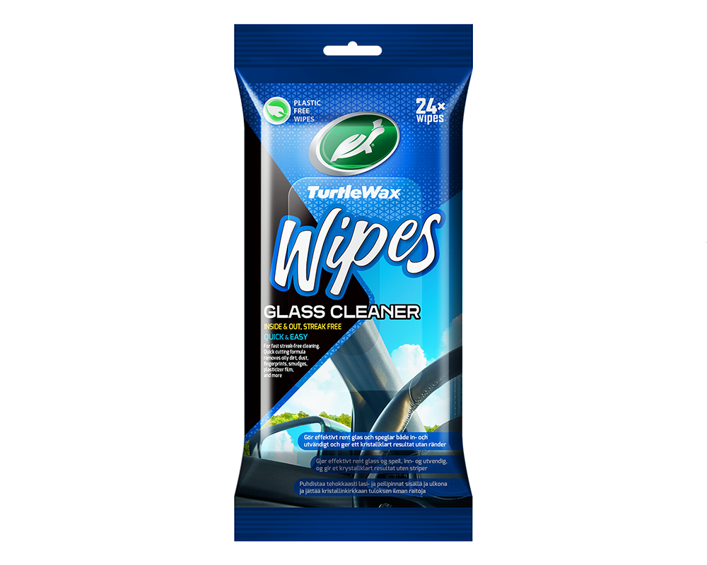 Turtle Wax Wipes Glass