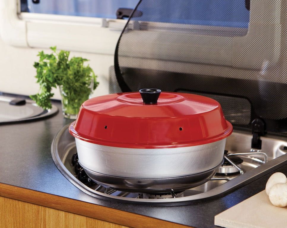 Omnia Fritidsovn med lokk - bestselger for gassbluss! Perfekt for bobil, båt og caravan - Fritidsshoppen.nobobilbobil/campingvognbåt