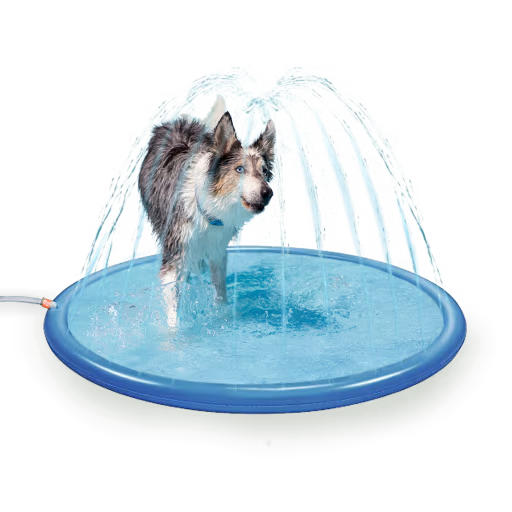 Basseng Splash & Spray Til Hund 150cm Stone Grey/Blue