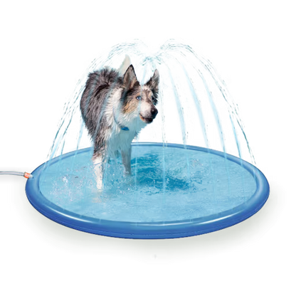 Basseng Splash & Spray Til Hund 150cm Stone Grey/Blue