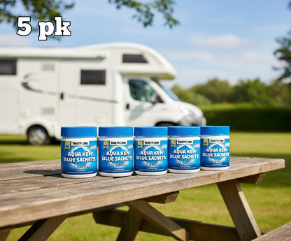 Pakkepris på Thetford Aqua Blue Sachets 75 stk - sanitærmiddel til bobil og campingvogn - Fritidsshoppen.noAquaAqua Blueaqua clean