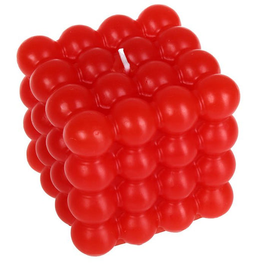 rødt 4 kubers stearinlys
