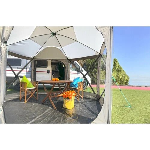 Pop - Up Telt m/ sluse Ø:350 cm - Høst salg - Kun få igjen til denne prisen! - Fritidsshoppen.no