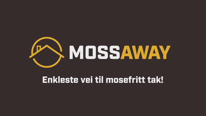 Mosebeslag i sink for steintak - 40x440 mm.