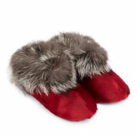 Ulloriaq tøffel i inuitisk selskinn