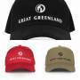 Great Greenland Logo Caps – Army | Justerbar Unisex