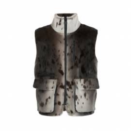 Basic Vest Men i natur harpsæl front