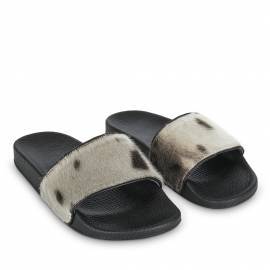 Manuel sandal i natur inuitisk selskinn – harpsel – natur -  Great Greenland